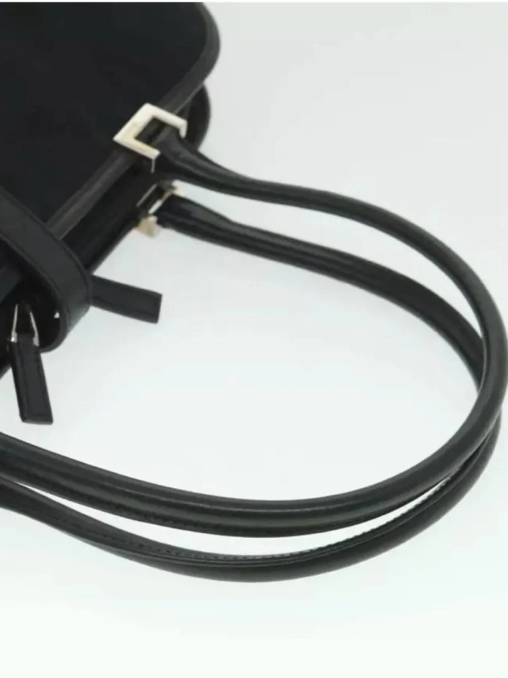 Gucci Jackie Line Black Nylon & Leather Tote Bag
Style 002-1072 (Made in Italy) - Picture 6 of 13